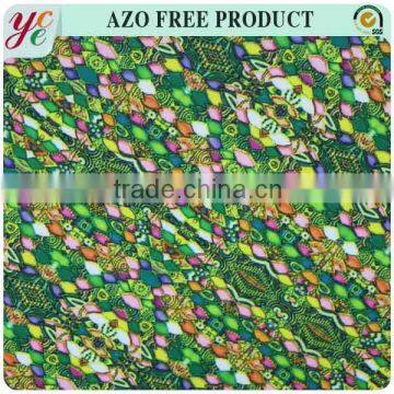 Wholesale 96%T 4%SP printed polyester spandex stretch knitted fabric