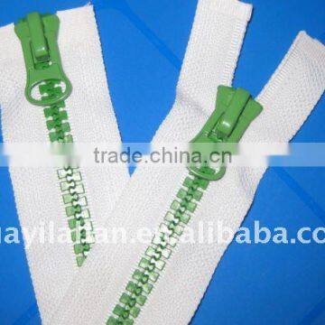 #8 Derlin Zipper With Two Sliders