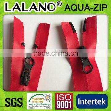 YIWU High Quality Wholesale Prices nylon red water repellent two ways sliders zipper for bag
