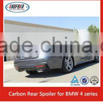 CF Carbon Fiber P Style Trunk Spoiler Rear Spoiler Fit For 2014-2015 4 Series F32