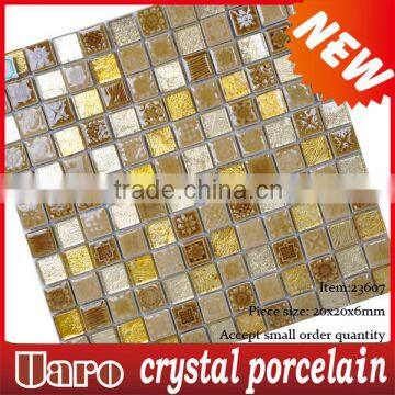 old mosaic /pattern ceramic mosaic/gold foil mosaic tile