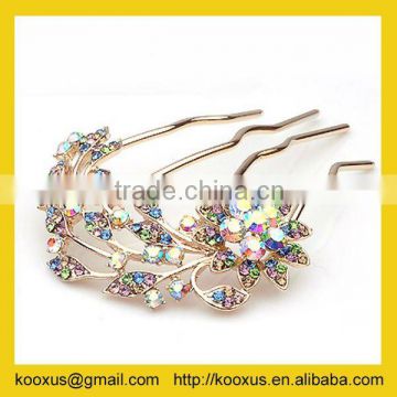 Promotion floral hair pins with good price