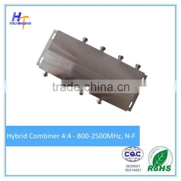 800-2500MHz RF Passive Combiner 4 in 4 out Hybrid combiner 4 x4 N connector