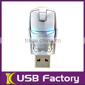 Real Capacity Usb 2.0 4GB Iron Man Mask Pendrive photo-2