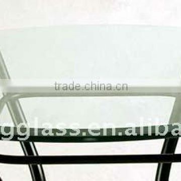 High quality round 8-12mm Tempered Glass Table Top