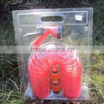 25ft lightweight coiled garden hose