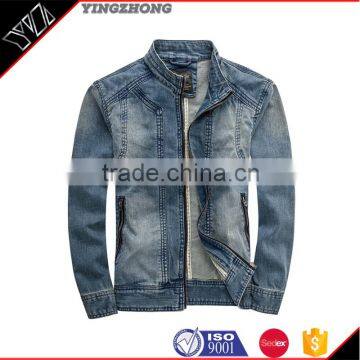 Yingzhong Garment oem design men jeans coat oversized kimono jackets