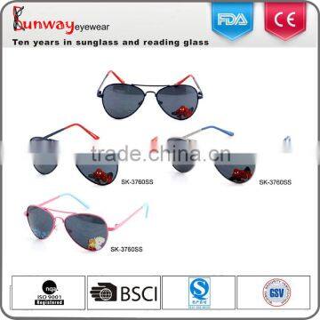 SK-3760SS Kids Sunglasses Fashion custom Metal Sunglasses 2016