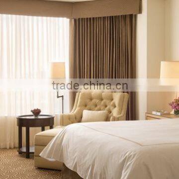 Newest design environmental friendly lacquer luxury hotel room furniture