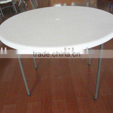 6ft round plastic folding table