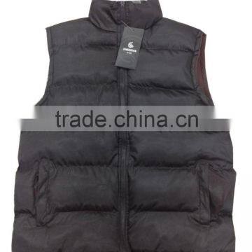 Apparel Stocklots Mens Nylon Padded Vest Warm Man Vest in Stocks