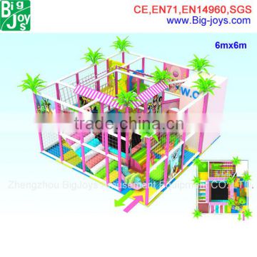 Attraction commercial children's playground equipment