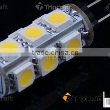 DC 12V G4 2.6W 210Lumen 13 SMD 5050 LED Light 3500K Warm White Bulb Lamp photo-2