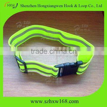 High Visibility Safety & Running reflective elastic exercise belt for Jogging/Cycling/ Walking