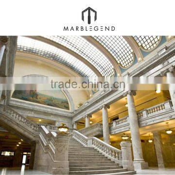 High Grade Customized Interior Lobby Stone Marble Balusters