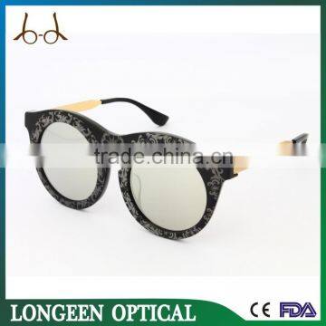 oversized folding logo printing sunglasses