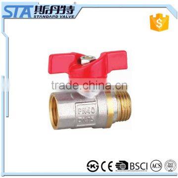 ART.1022 China Manufacturer Lever Handle CW617N PN 25 600 WOG Water Oil Gas Forged 1" 1 Inch Brass Ball Valve for Wholesale photo-4