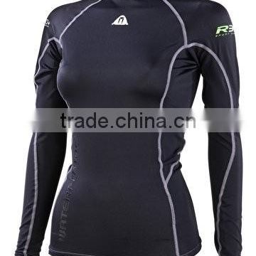 Women's Long sleeve rash guard with Customer Logo Printing