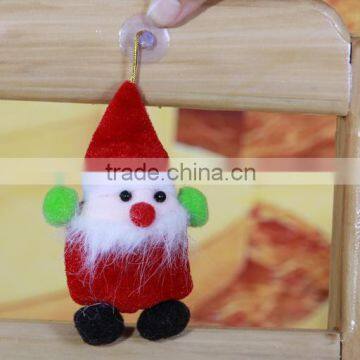 Cute plush Santa Claus Christmas Decorations for gift