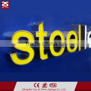 Factory Direct Sale Outdoor Stainless Steel Letter Frontlit 3d Led Sign photo-3