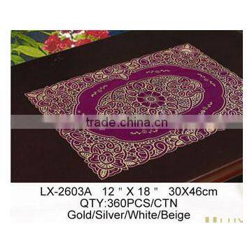 PVC DOILY--LX-2603A