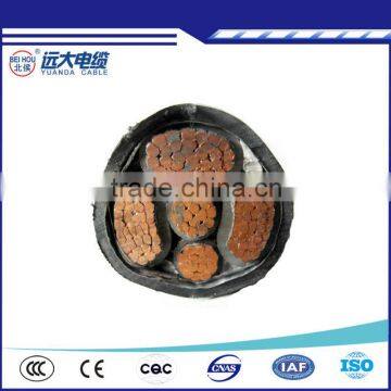 Best quality 0.6/1KV 4*240+1*120mm2 copper conductor power cable XLPE/PVC cable flat wire power cable