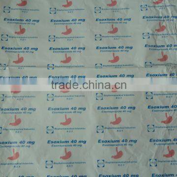 Customized printing aluminum foil for sealing PVC blister