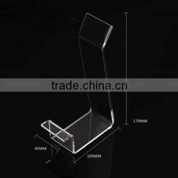 45*100*170mm clear wholesale acrylic shoe display stand