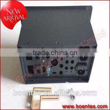 Meeting Tabletop Pop up Multifunction Cabble Cubby With Microphone Computer Socket photo-2