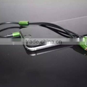 3.5mm Male- Female Headphone Earphone Splitter Audio AUX Cable With Volume Control
