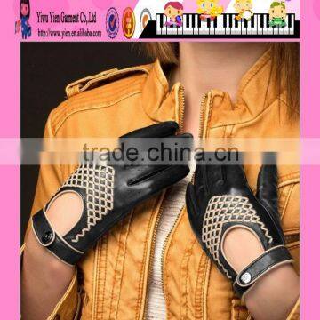 Short New Leather Hand Gloves Yiwu Supplier Leather Hand Gloves