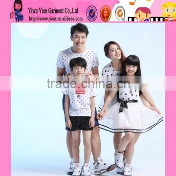 2015 Fashion Special Design Cotton Shirt Golden Supplier Cheaper Hot Family T-Shirt photo-4
