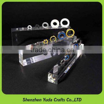 Manufacturing Milled Parts Glass Polished Block CNC Acrylic Machining With Router Service