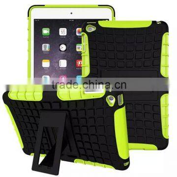 For Apple iPad Mini 4 Case Cover, For iPad Mini 4 Kickstand Case, TPU+PC Tire Pattern Hybrid Case For iPad