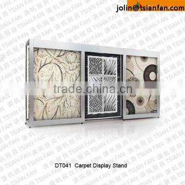 DT041 Carpet sample display rack / standing type carpet display rack/ furniture display rack