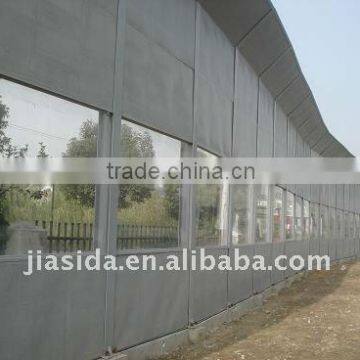 Polycarbonate sound barrier,highway noise barrier