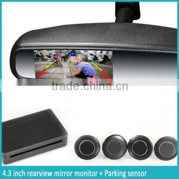 compass and temperature interior mirror monitor with auto brightness adjustment and original bracket