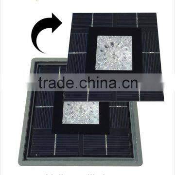 Top Selling All in One Plaza Led Lighted Floor Tiles Solar photo-3