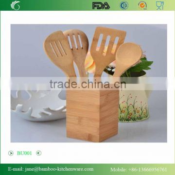 BU001 Oceanstar Bamboo Cooking Utensil Set