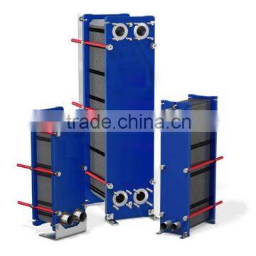 Gasket plate heat exchanger for milk tank