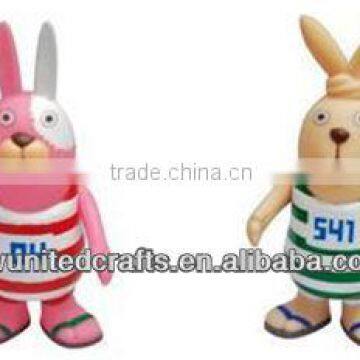 Fashion&Cute lovely prison rabit vinyl toy