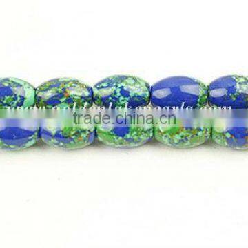 Imitation Malachite Gemstone Loose Rounds