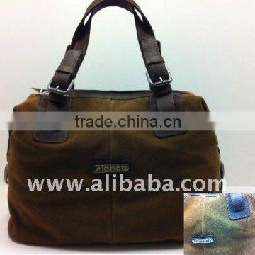 leather handbag suede 617