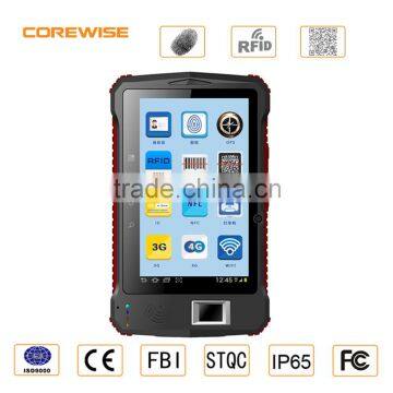 Rugged pda ip67 biometric device FBI fingerprint smart card reader with free sdk