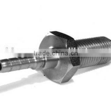 OEM STAINLESS STEEL SWAGED BULKHEAD MALE FITTING