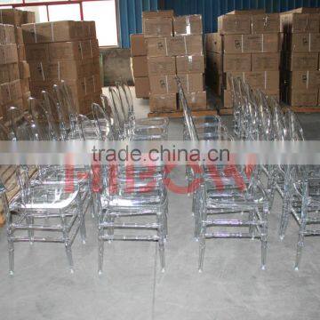 China restaurant chairs for sale used, resin florence chair H005