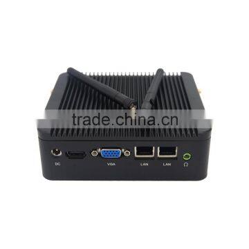 2 Ethernet Mini PC Fanless Baytrial J1900 CPU Quad Core 4GB Ram 32GB SSD HD Graphics Dual Lan Aluminum PC Case photo-6