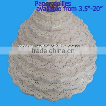 Lace Paper Placemats-95sizes in Round, Oval,rect, Square,heart
