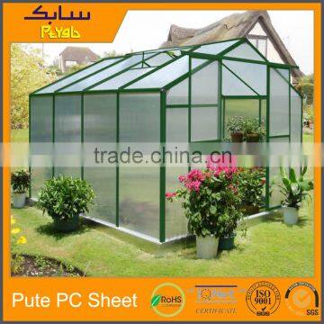 Green house Covering Material pc Greenhouse polycarbonate siding