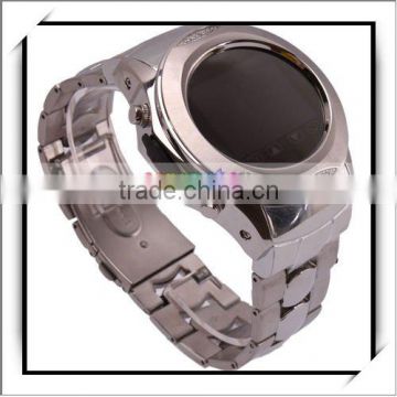 HOT! MP3/MP4/Bluetooth Mobile Phone Watch Silver-E02064